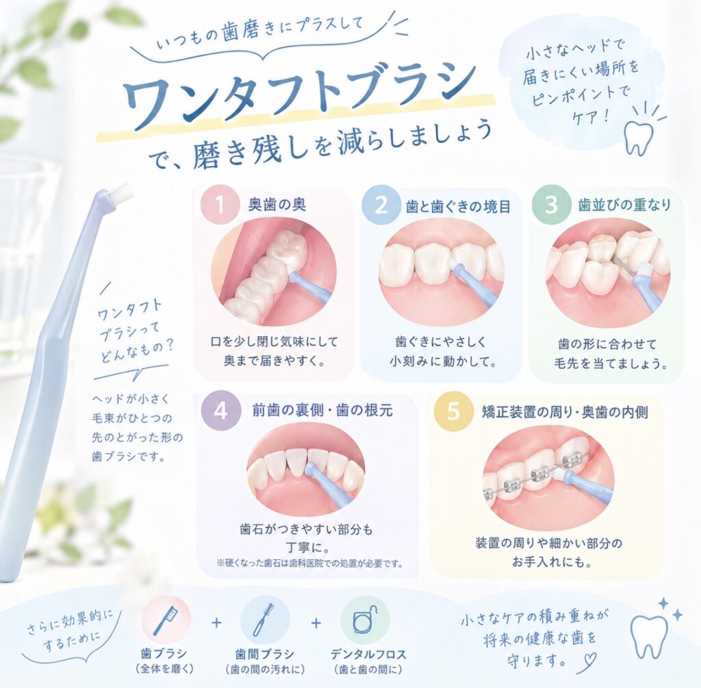ワンタフトブラシ